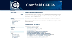 Desktop Screenshot of dspace.lib.cranfield.ac.uk