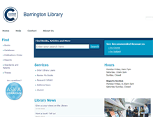 Tablet Screenshot of barrington.cranfield.ac.uk